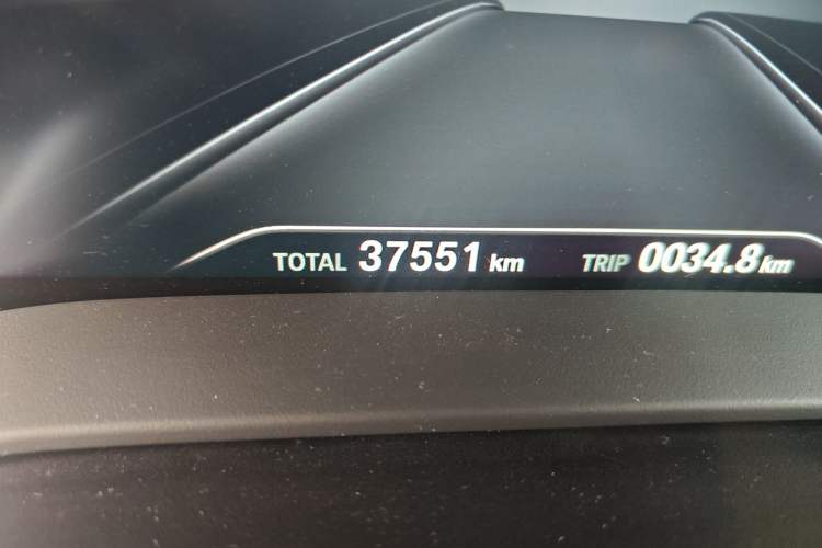 Used BMW 5 Series 2018 530Li Leading Edition Luxury Package Odometer Close Up