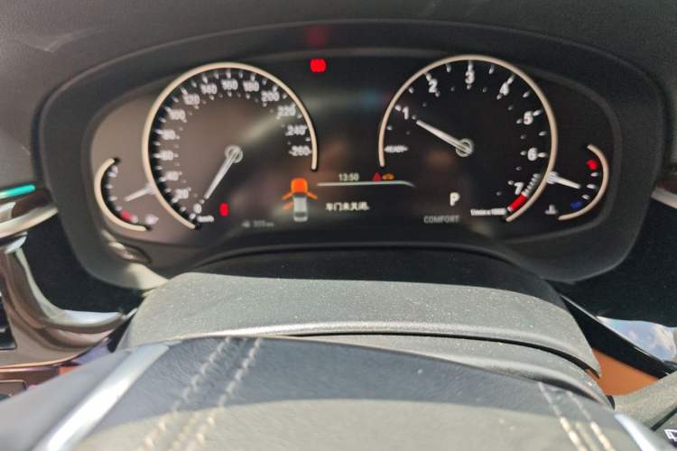 Used BMW 5 Series 2018 528Li Launch Special Edition Odometer Close Up