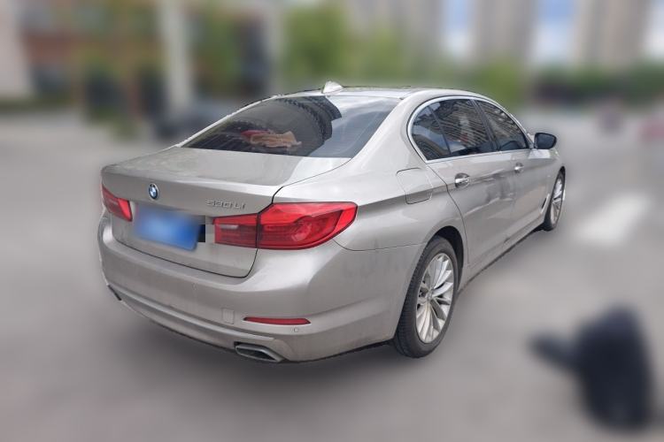 Used BMW 5 Series 2018 Revised Version 530Li Leading Edition Luxury Package Rear Right 45 Deg