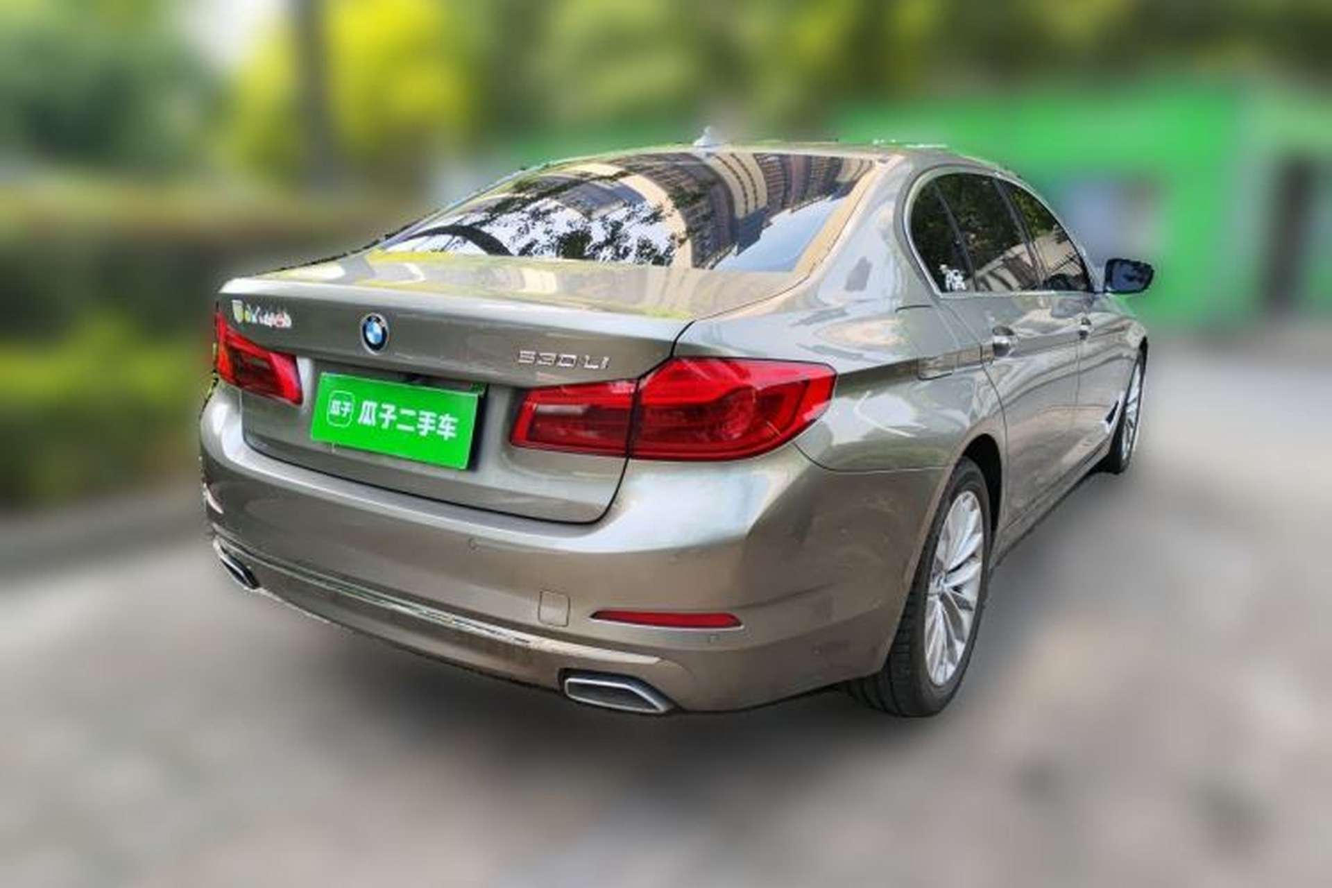 Used BMW 5 Series 2018 Revised Version 530Li Leading Edition Luxury Package Rear Right 45 Deg