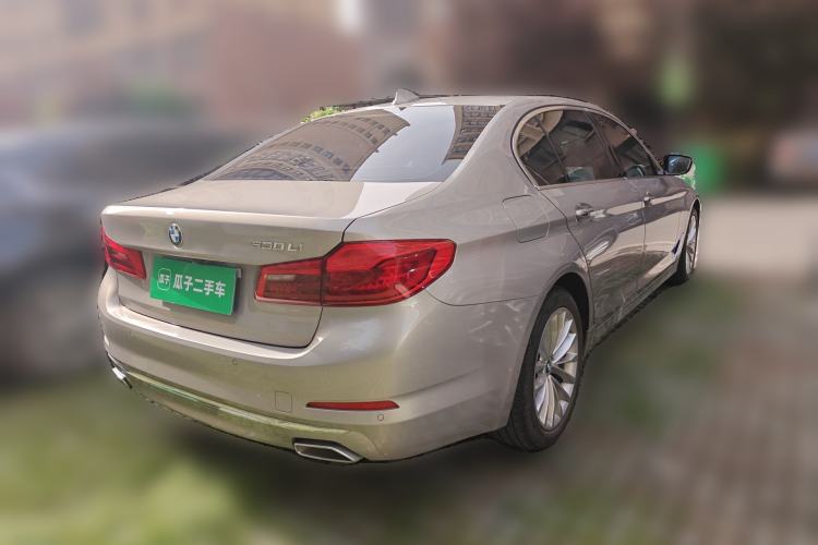 Used BMW 5 Series 2018 530Li Leading Edition Luxury Package Rear Right 45 Deg