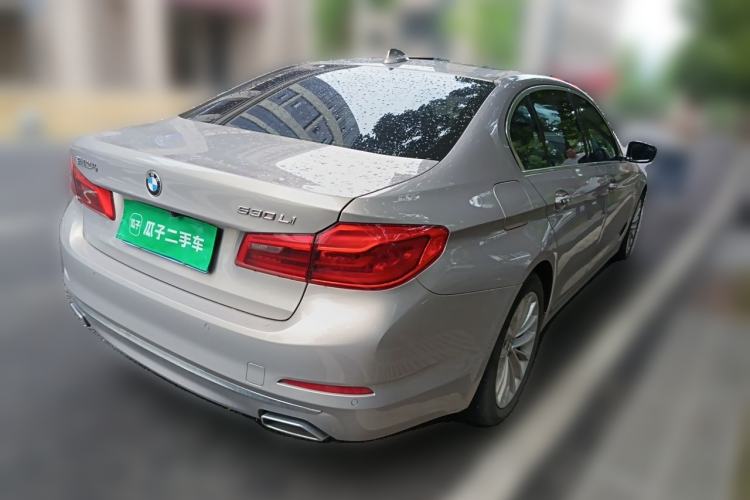 Used BMW 5 Series 2018 530Li Leading Edition Luxury Package Rear Right 45 Deg