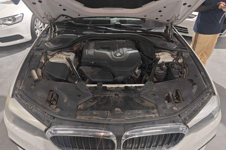 Used BMW 5 Series 2018 530Li Leading Model M Sport Package Engine Bay