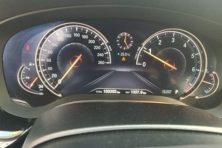 Used BMW 5 Series 2018 Facelifted 530Li Luxury Edition Premium Package Instrument Cluster