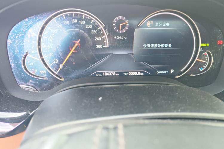 Used BMW 5 Series 2018 Restyled 530Li Leading Edition M Sport Package Odometer Close Up