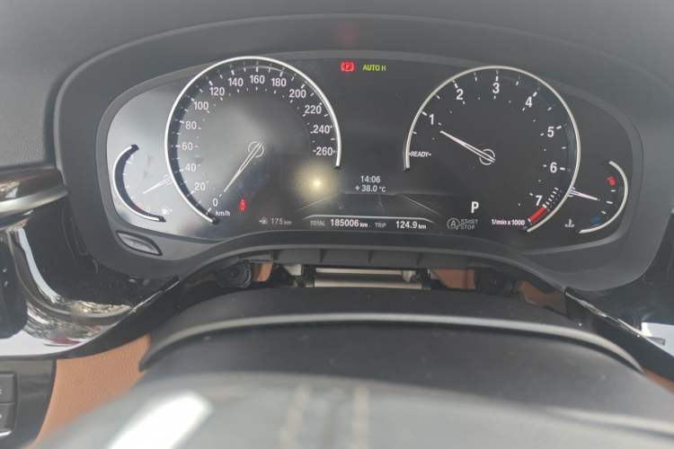 Used BMW 5 Series 2018 528Li Launch Special Edition Odometer Close Up