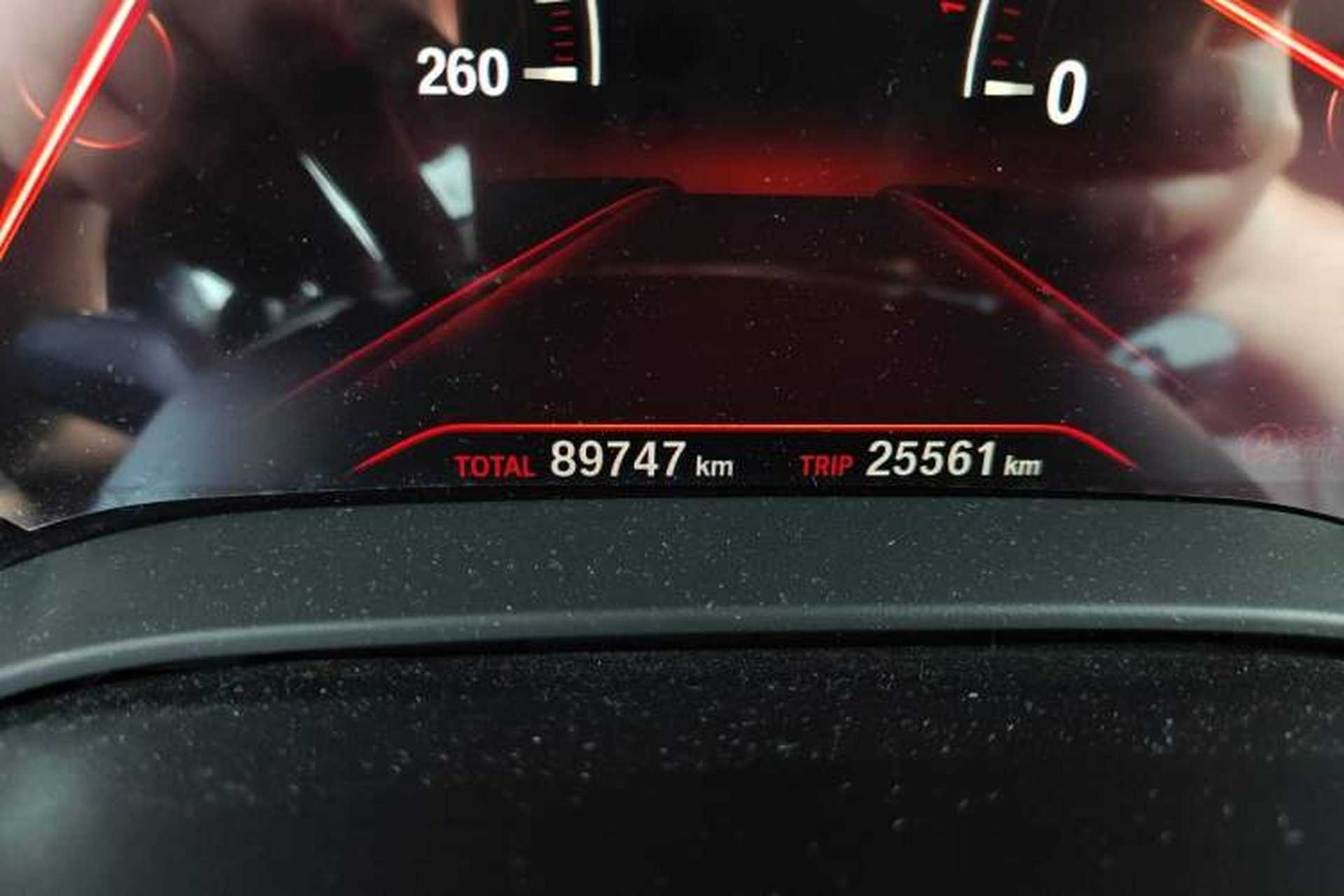 Used BMW 5 Series 2018 Facelifted 530Li Luxury Edition Premium Package Odometer Close Up