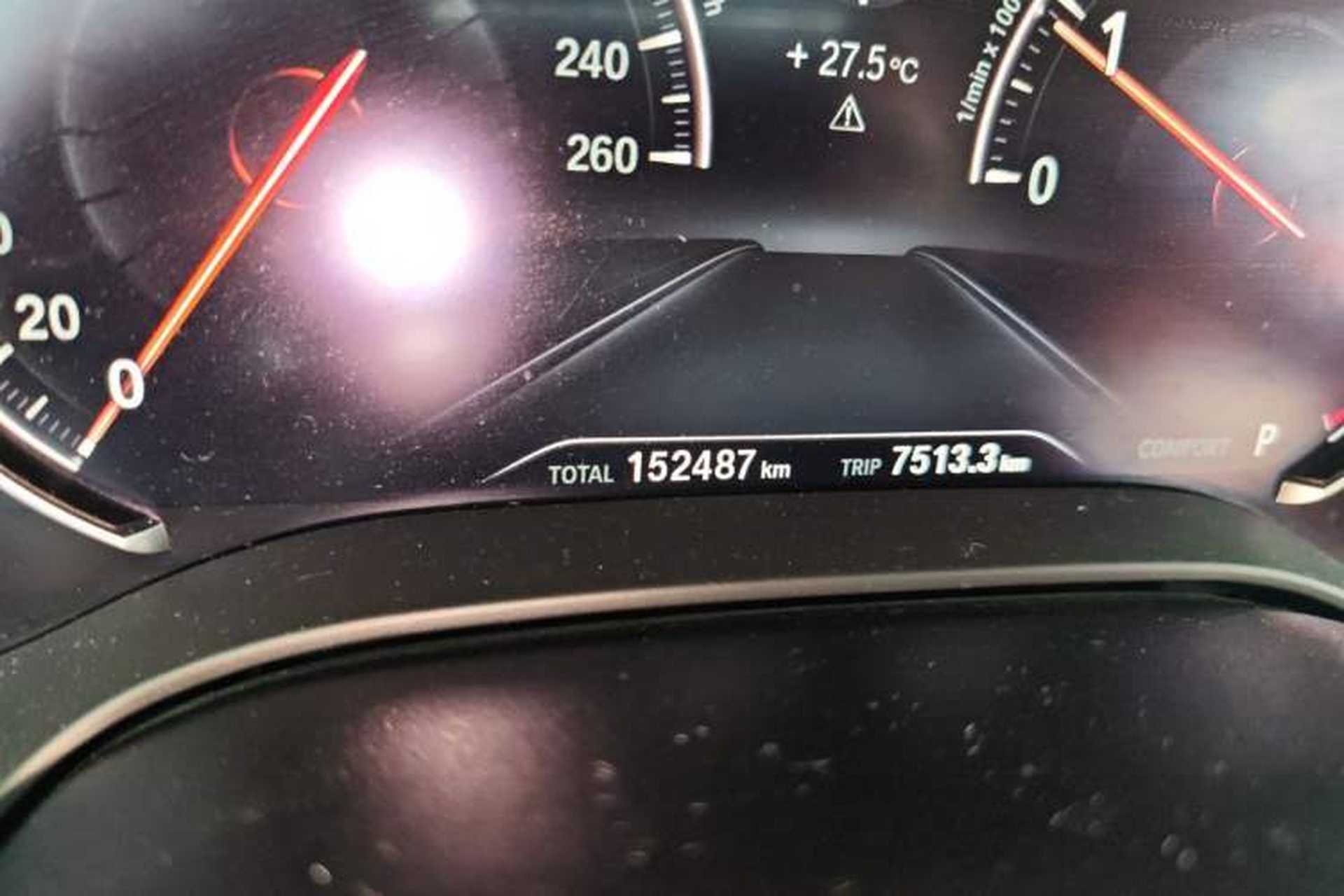 Used BMW 5 Series 2018 Revised Version 530Li Leading Edition Luxury Package Odometer Close Up