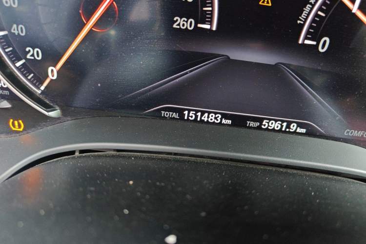 Used BMW 5 Series 2018 Facelifted 530Li xDrive M Sport Package Odometer Close Up