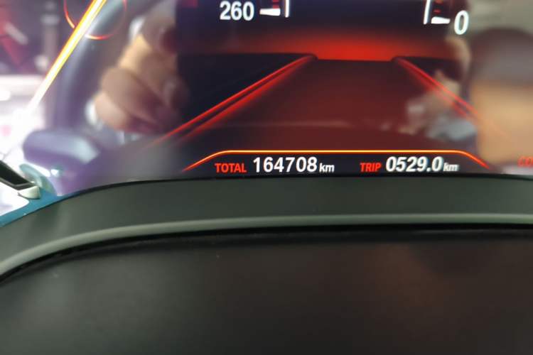 Used BMW 5 Series 2018 Revised Version 530Li Leading Edition Luxury Package Odometer Close Up