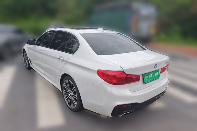 Used BMW 5 Series 2018 530Li Leading Model M Sport Package Rear Left 45 Deg