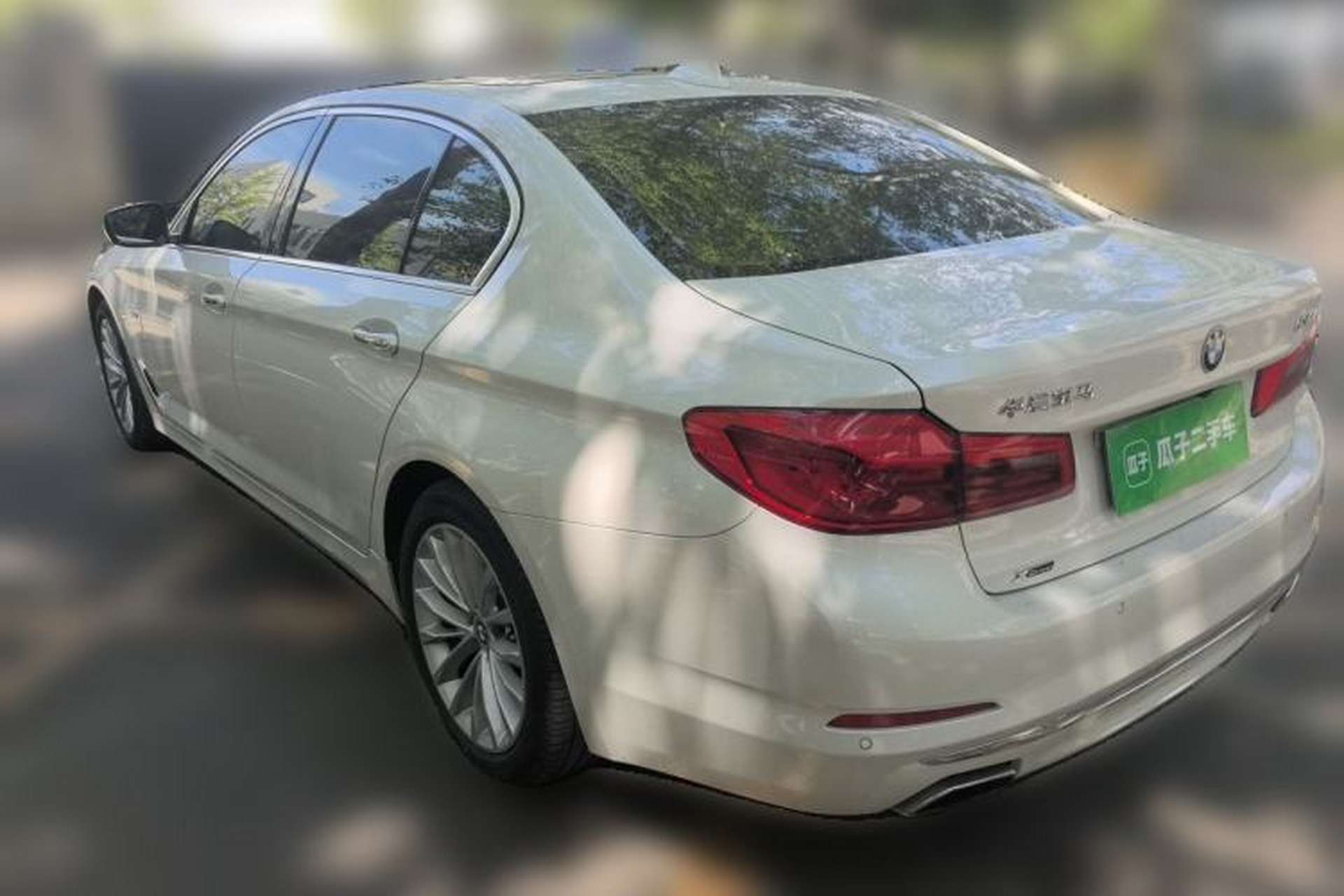 Used BMW 5 Series 2018 Facelifted 530Li xDrive Luxury Package Rear Left 45 Deg