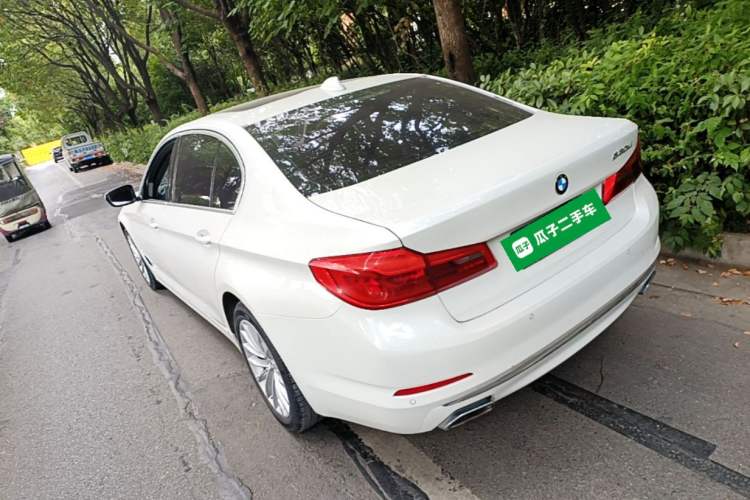 Used BMW 5 Series 2018 Revised Version 530Li Leading Edition Luxury Package Rear Left 45 Deg