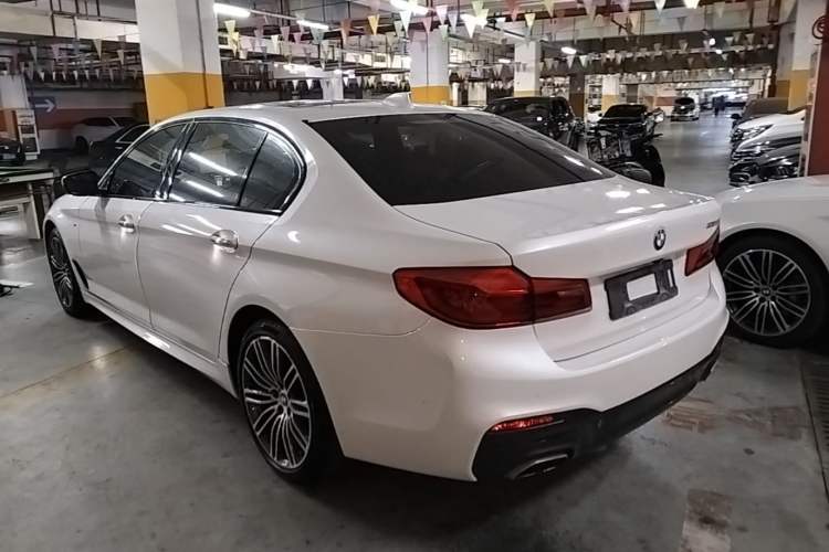 Used BMW 5 Series 2018 Restyled 530Li Leading Edition M Sport Package Rear Left 45 Deg