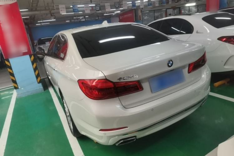 Used BMW 5 Series 2018 Revised Version 530Li Leading Edition Luxury Package Rear Left 45 Deg
