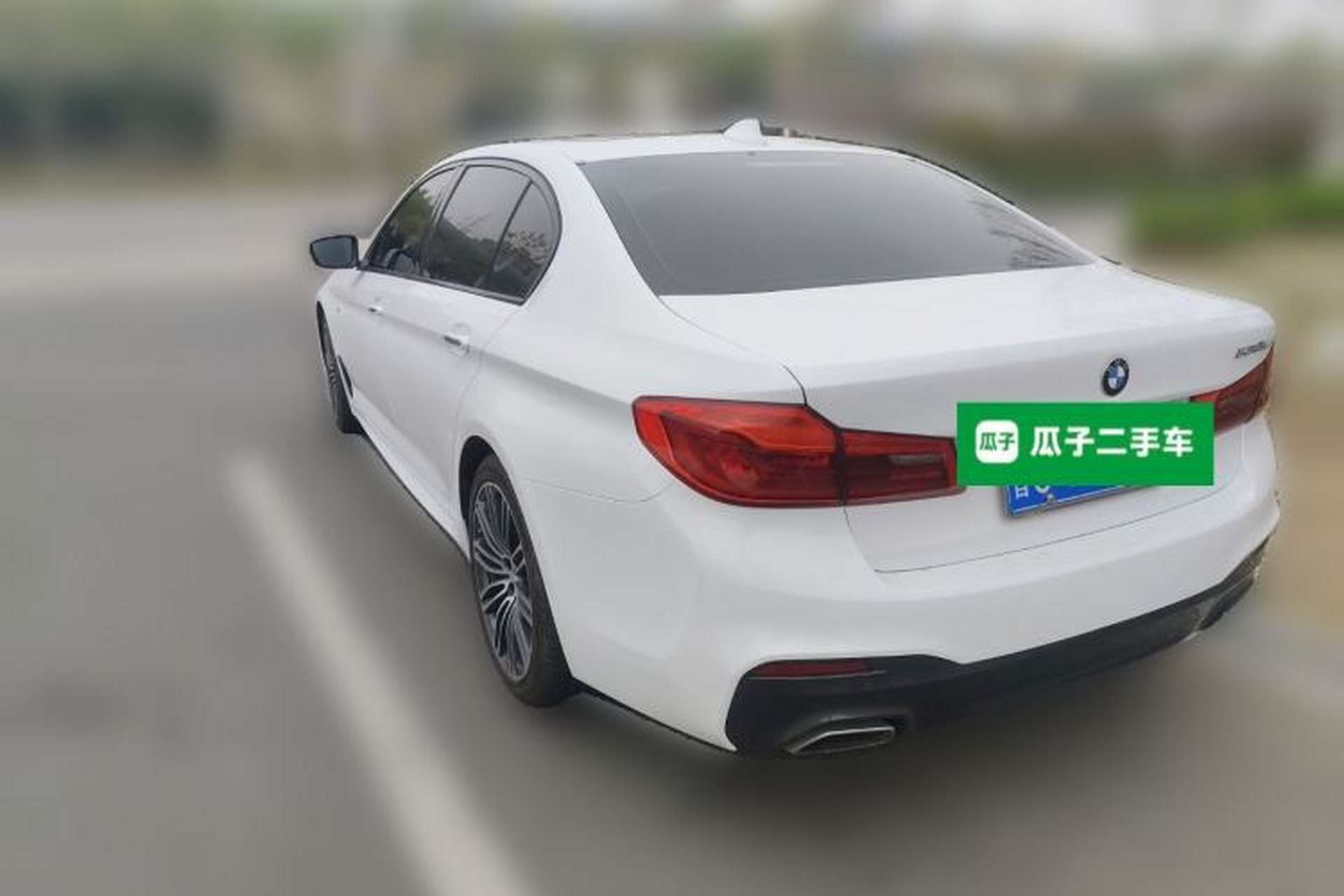 Used BMW 5 Series 2018 Restyled 530Li Leading Edition M Sport Package Rear Left 45 Deg