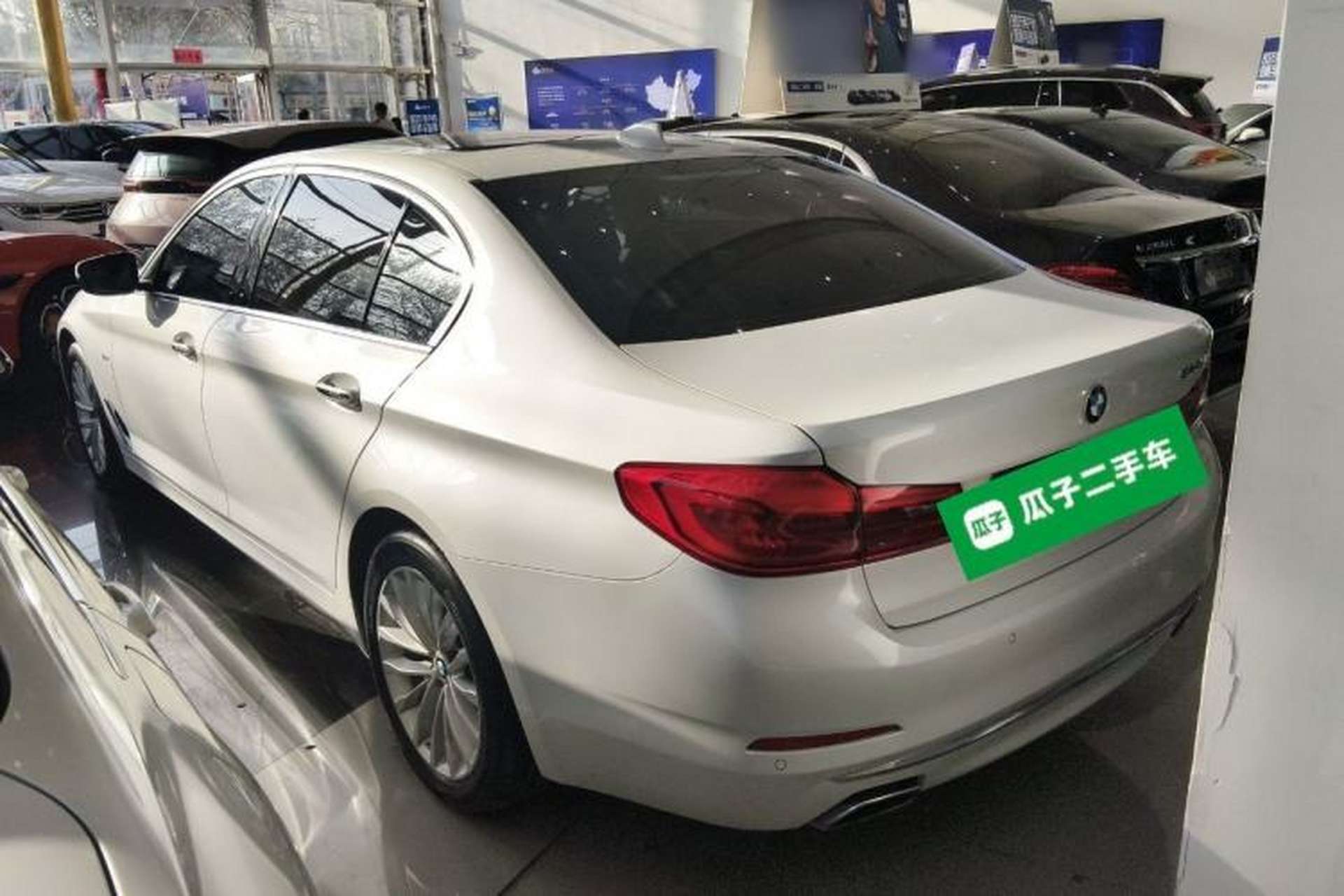 Used BMW 5 Series 2018 Revised Version 530Li Leading Edition Luxury Package Rear Left 45 Deg