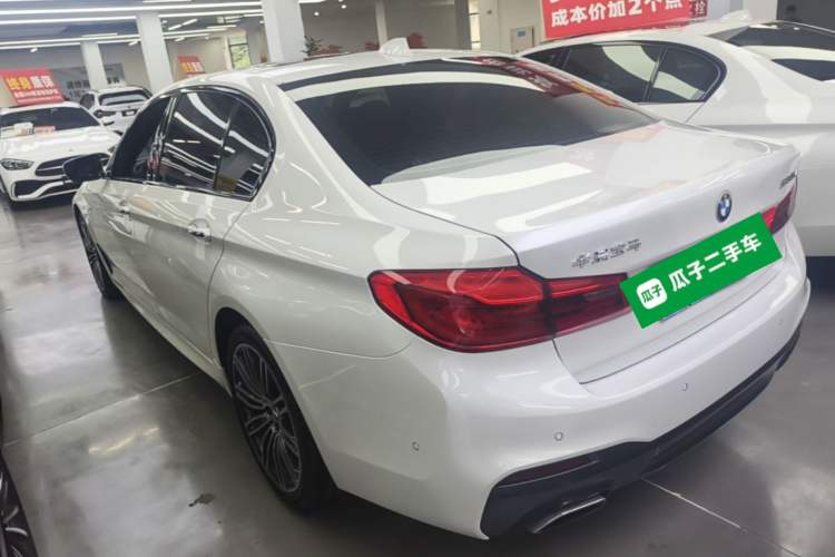 Used BMW 5 Series 2018 Restyled 530Li Leading Edition M Sport Package Rear Left 45 Deg