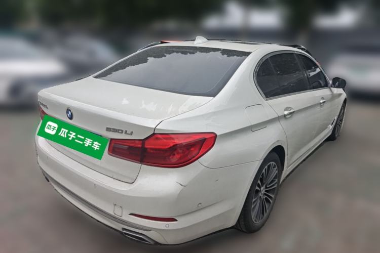 Used BMW 5 Series 2018 Facelifted 530Li Luxury Edition Premium Package Rear Right 45 Deg