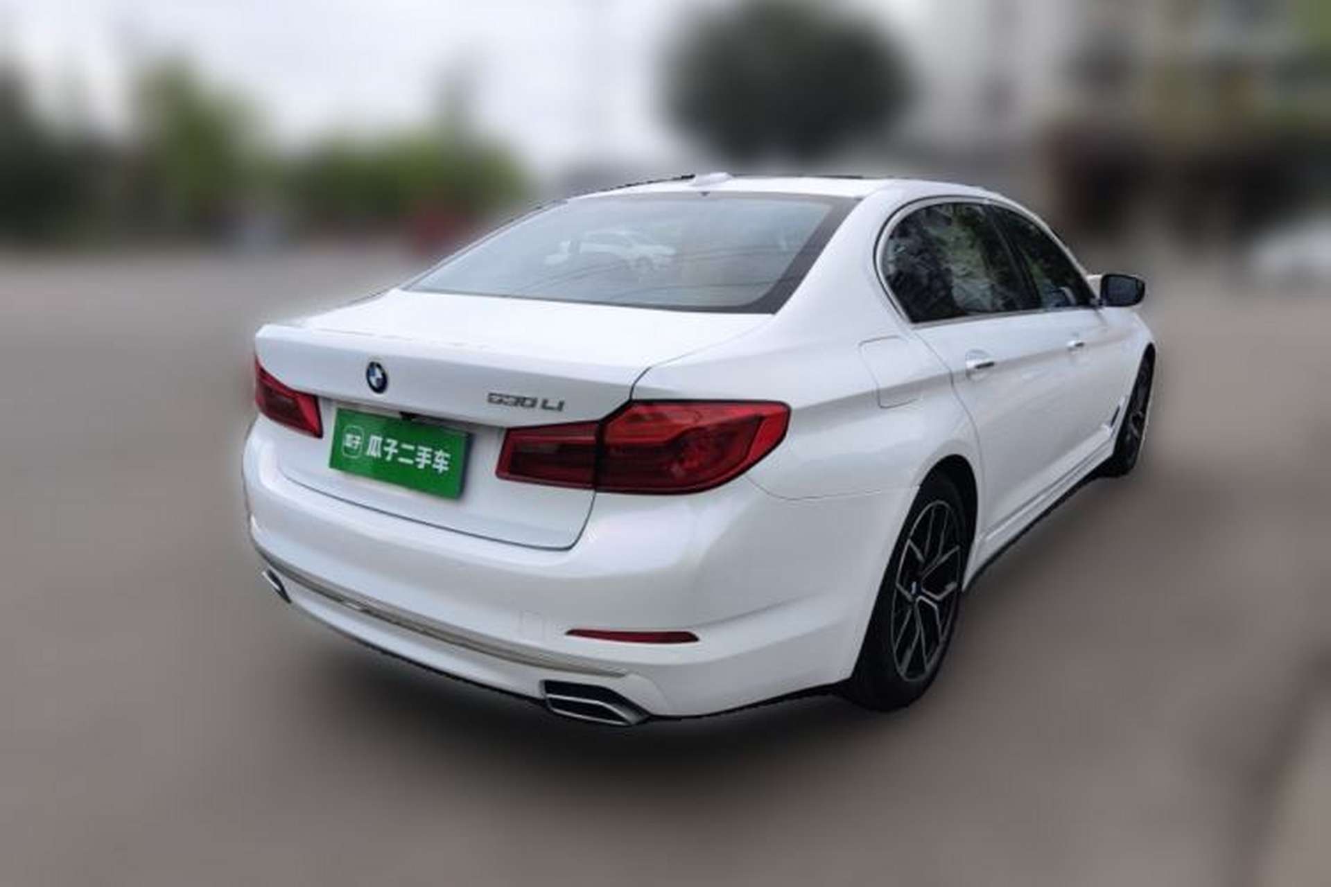 Used BMW 5 Series 2018 530Li Leading Edition Luxury Package Rear Right 45 Deg