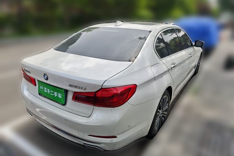 Used BMW 5 Series 2018 530Li Leading Edition Luxury Package Rear Right 45 Deg