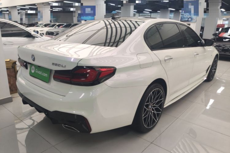 Used BMW 5 Series 2018 530Li Luxury Edition M Sport Package Rear Right 45 Deg