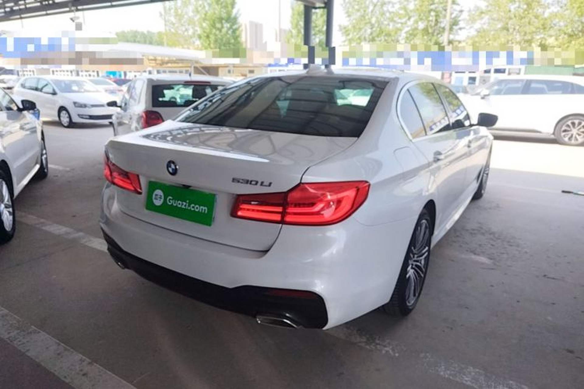 Used BMW 5 Series 2018 530Li Leading Model M Sport Package Rear Right 45 Deg