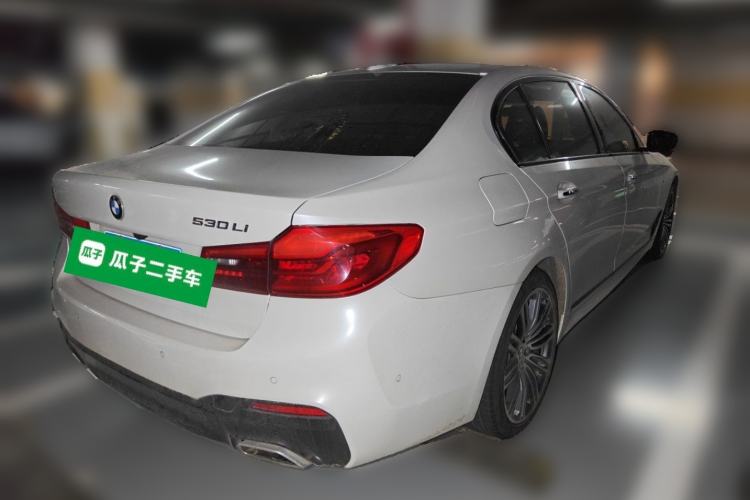 Used BMW 5 Series 2018 530Li Luxury Edition M Sport Package Rear Right 45 Deg