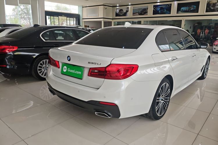 Used BMW 5 Series 2018 Restyled 530Li Luxury Edition M Sport Package Rear Right 45 Deg