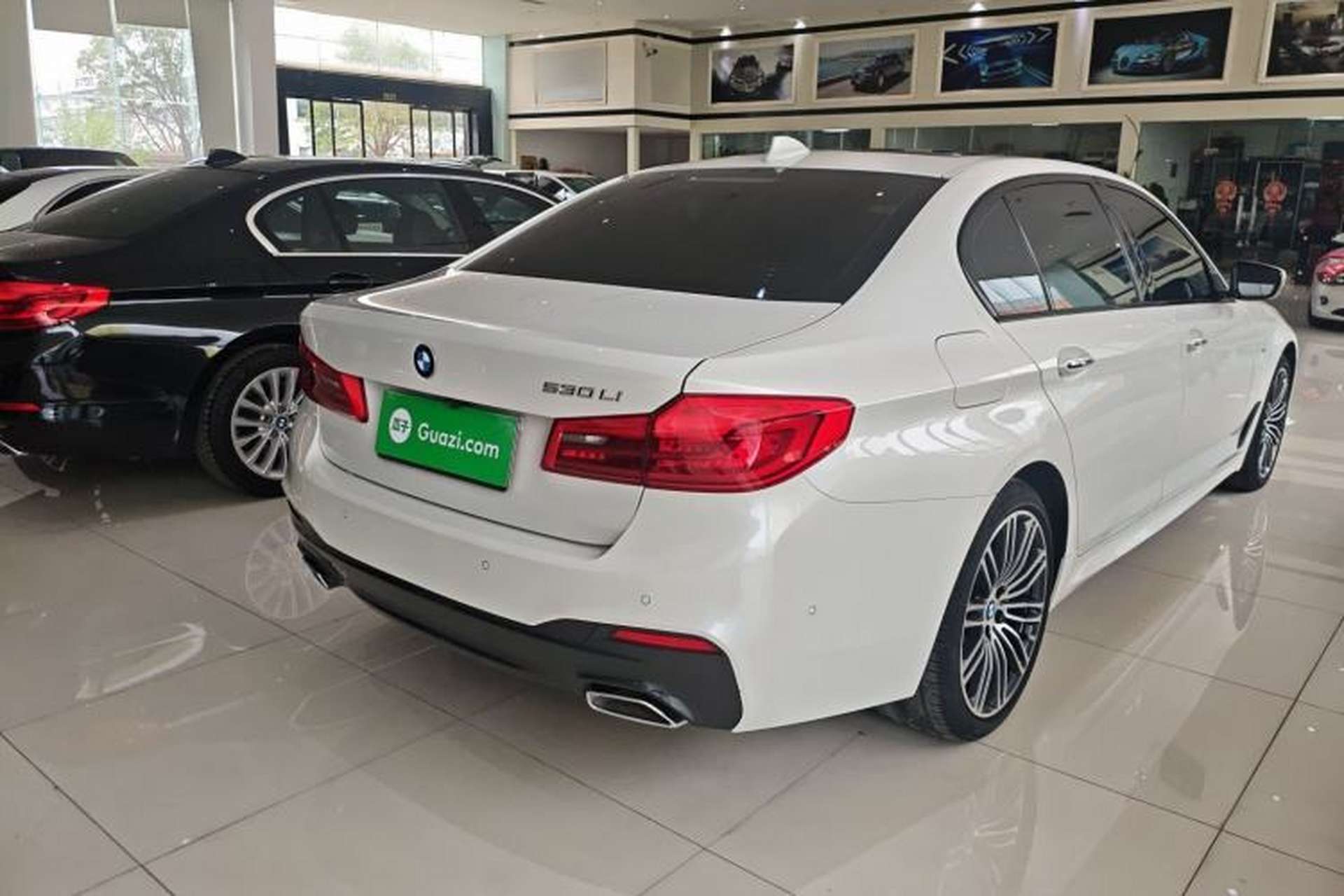 Used BMW 5 Series 2018 Restyled 530Li Luxury Edition M Sport Package Rear Right 45 Deg