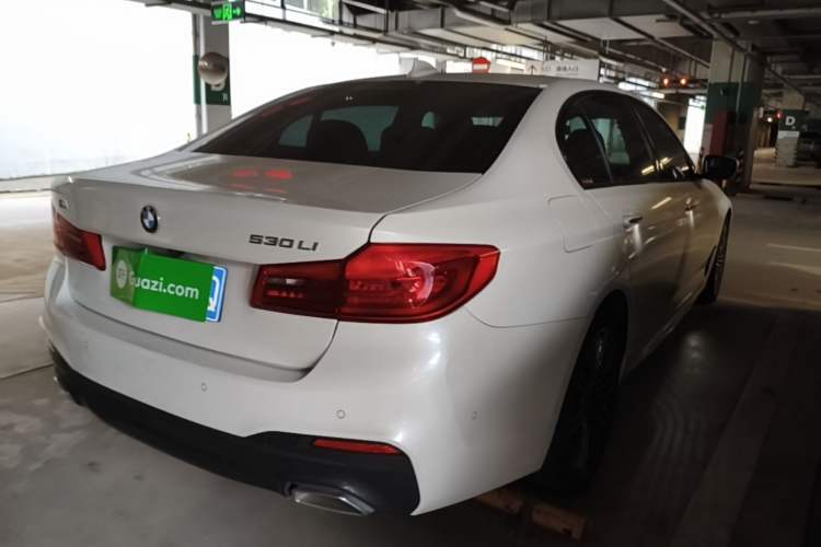 Used BMW 5 Series 2018 Restyled 530Li Leading Edition M Sport Package Rear Right 45 Deg