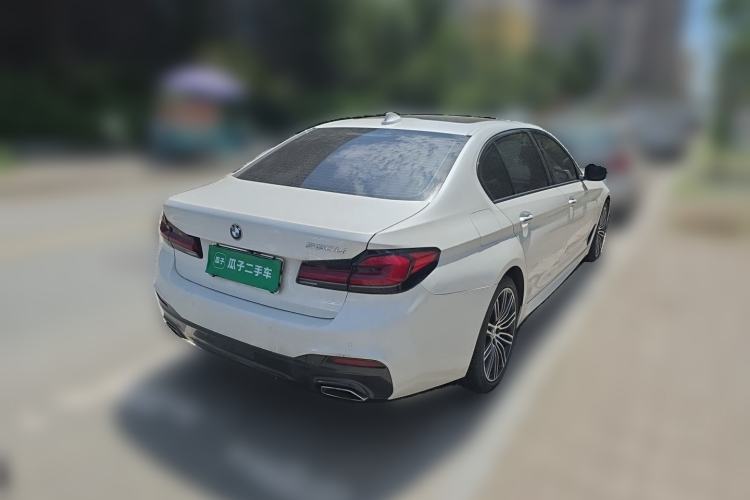 Used BMW 5 Series 2018 Restyled 530Li Luxury Edition M Sport Package Rear Right 45 Deg