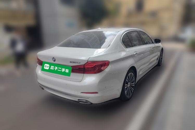 Used BMW 5 Series 2018 530Li Luxury Edition Premium Package Rear Right 45 Deg