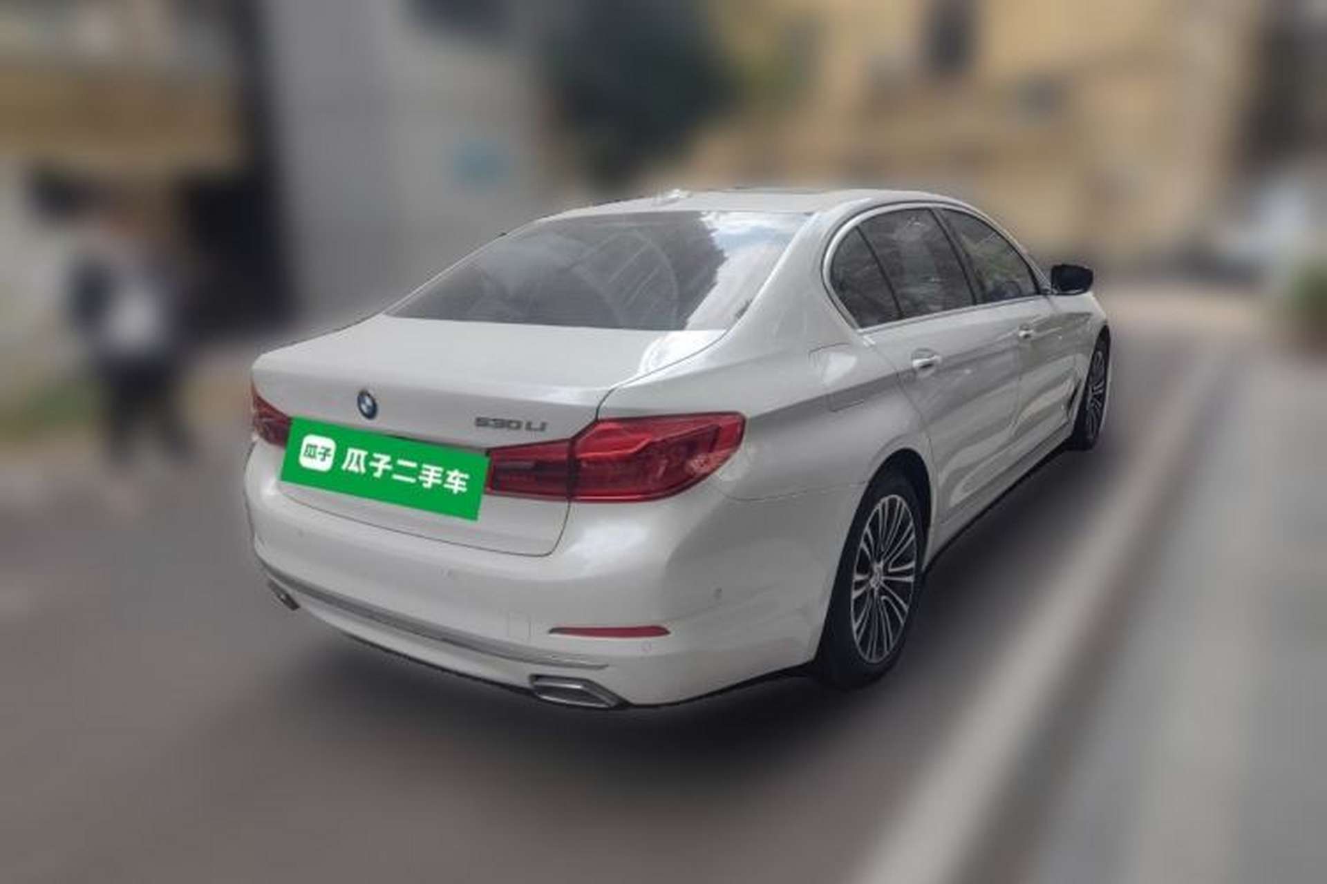 Used BMW 5 Series 2018 530Li Luxury Edition Premium Package Rear Right 45 Deg