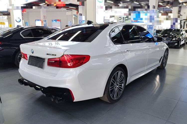 Used BMW 5 Series 2018 530Li Luxury Edition M Sport Package Rear Right 45 Deg