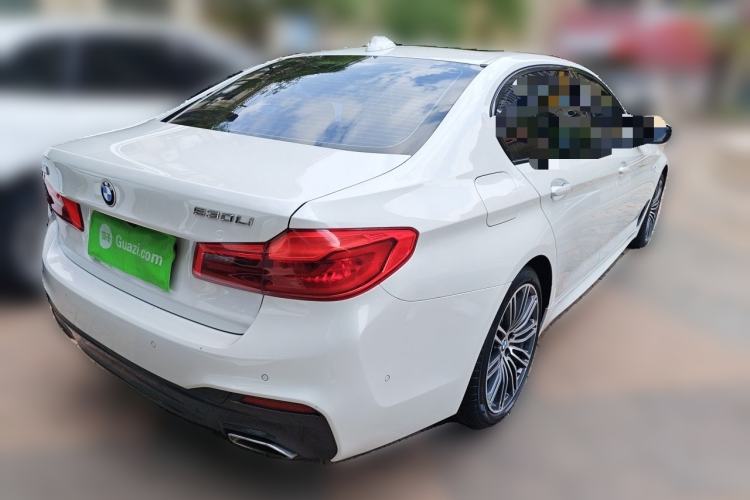 Used BMW 5 Series 2018 Restyled 530Li Luxury Edition M Sport Package Rear Right 45 Deg
