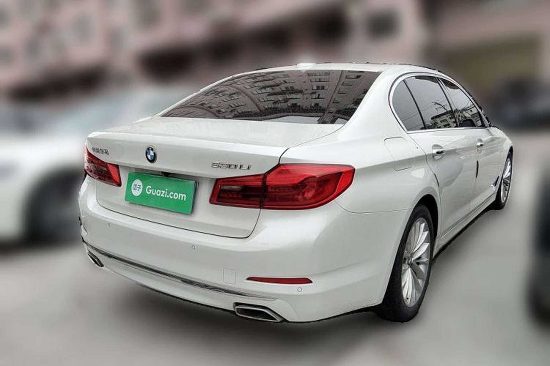 Used BMW 5 Series 2018 Revised Version 530Li Leading Edition Luxury Package Rear Right 45 Deg