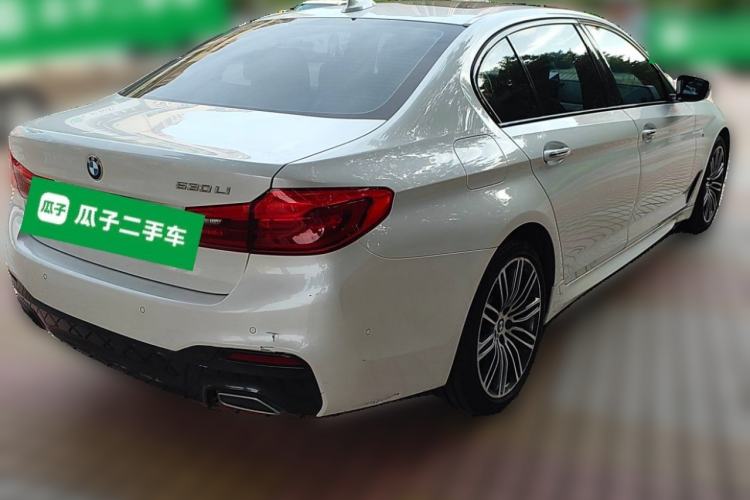 Used BMW 5 Series 2018 530Li Leading Model M Sport Package Rear Right 45 Deg
