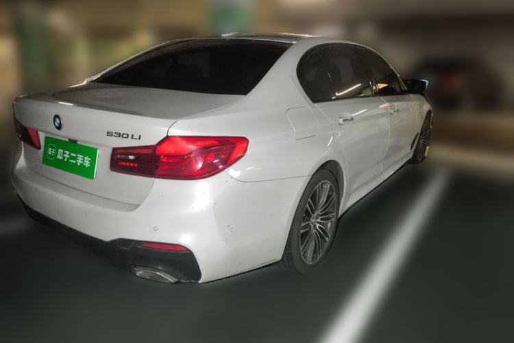 Used BMW 5 Series 2018 Restyled 530Li Luxury Edition M Sport Package Rear Right 45 Deg