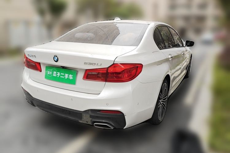 Used BMW 5 Series 2018 530Li Luxury Edition M Sport Package Rear Right 45 Deg