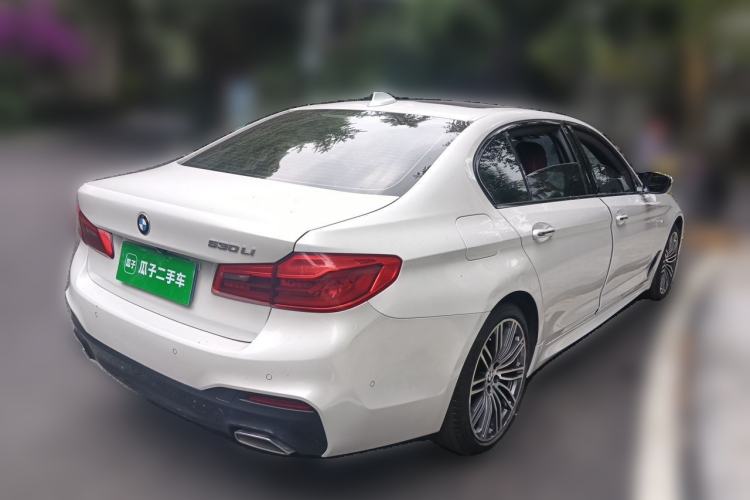 Used BMW 5 Series 2018 Restyled 530Li Luxury Edition M Sport Package Rear Right 45 Deg