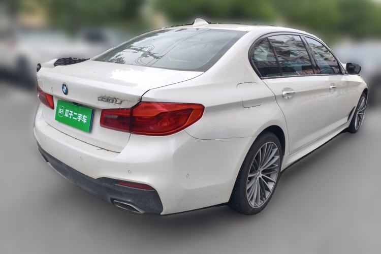Used BMW 5 Series 2018 Restyled 530Li Luxury Edition M Sport Package Rear Right 45 Deg