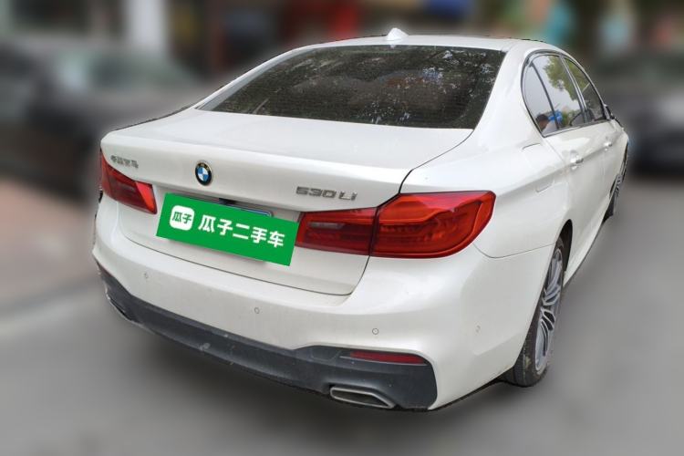 Used BMW 5 Series 2018 530Li Luxury Edition M Sport Package Rear Right 45 Deg