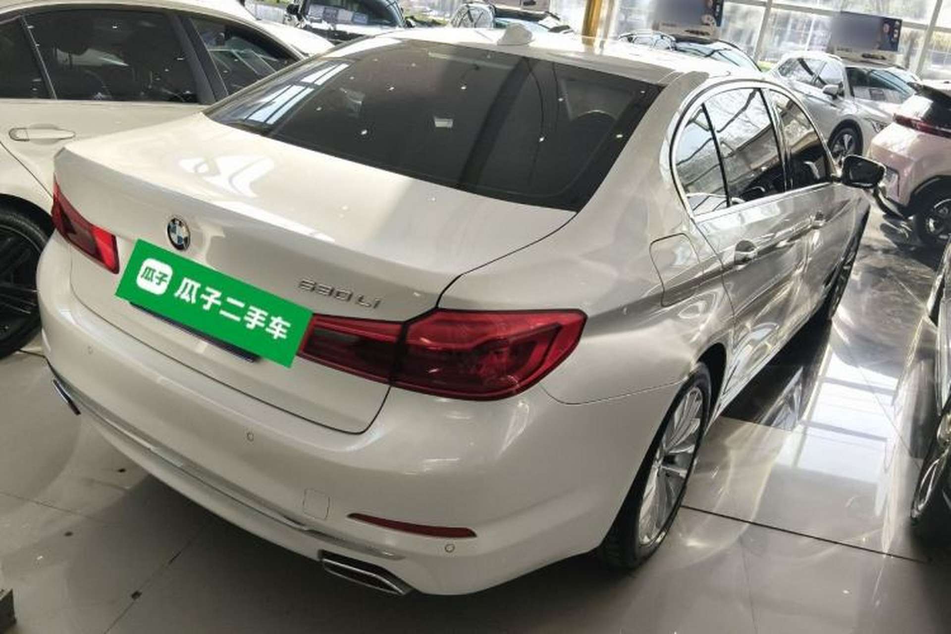 Used BMW 5 Series 2018 Revised Version 530Li Leading Edition Luxury Package Rear Right 45 Deg