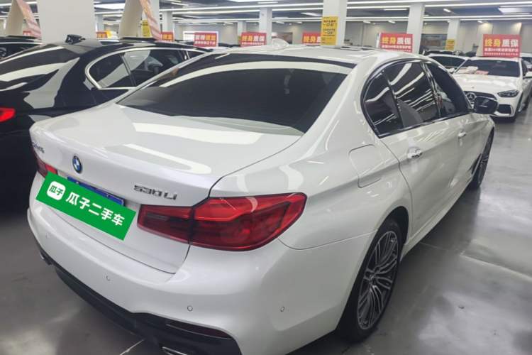 Used BMW 5 Series 2018 Restyled 530Li Leading Edition M Sport Package Rear Right 45 Deg