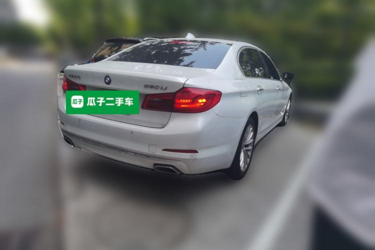 Used BMW 5 Series 2018 Revised Version 530Li Leading Edition Luxury Package Rear Right 45 Deg