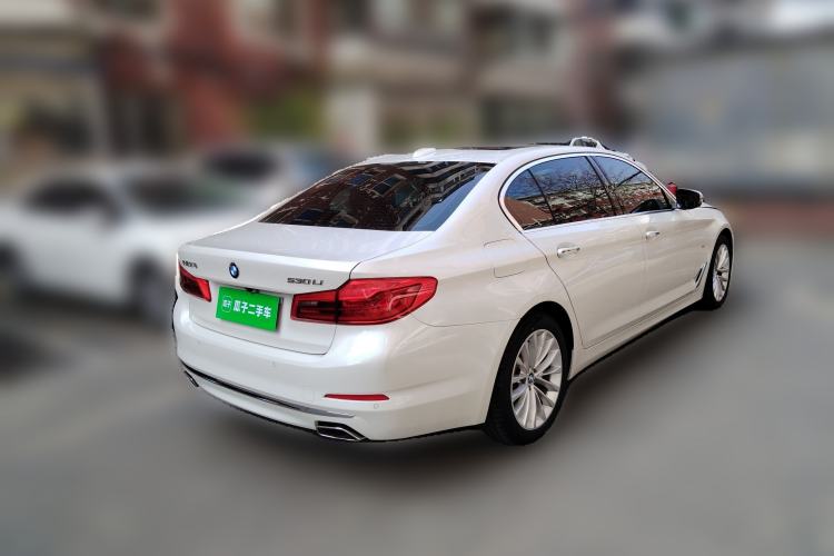 Used BMW 5 Series 2018 530Li Leading Edition Luxury Package Rear Right 45 Deg