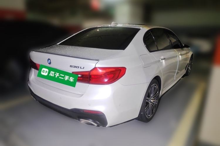 Used BMW 5 Series 2018 530Li Luxury Edition M Sport Package Rear Right 45 Deg