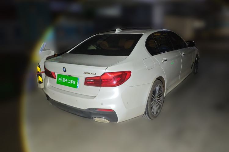 Used BMW 5 Series 2018 Restyled 530Li Leading Edition M Sport Package Rear Right 45 Deg