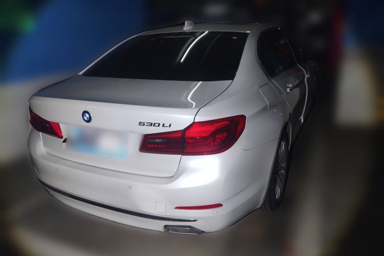 Used BMW 5 Series 2018 Revised Version 530Li Leading Edition Luxury Package Rear Right 45 Deg